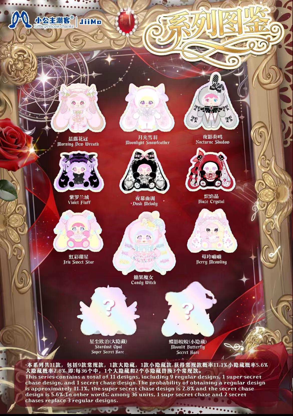Jiimo 400% - " Bunny Starlight Magic" Blind Box