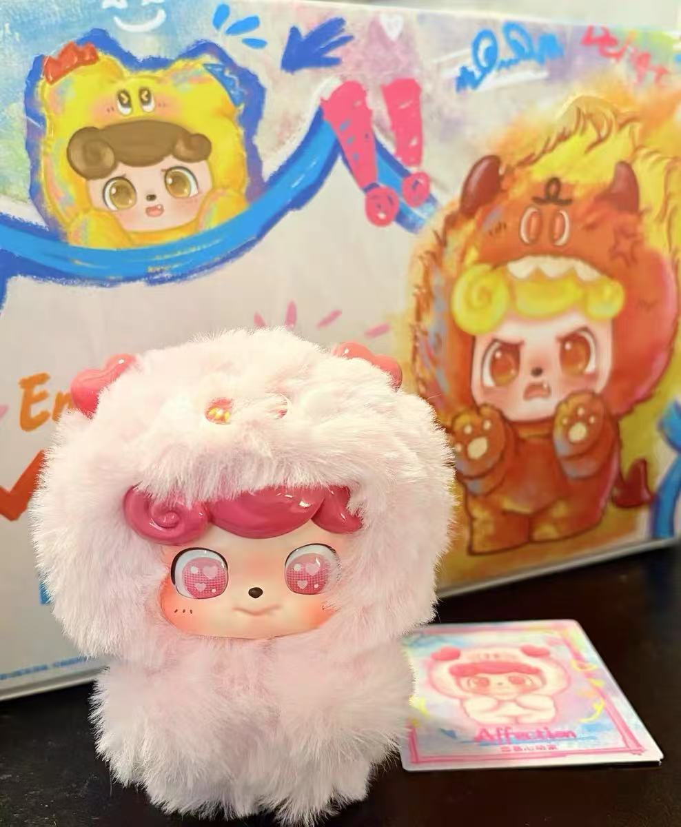 JOYTOYS Q Kid iEmotions Furry Monster Plush Blind Box