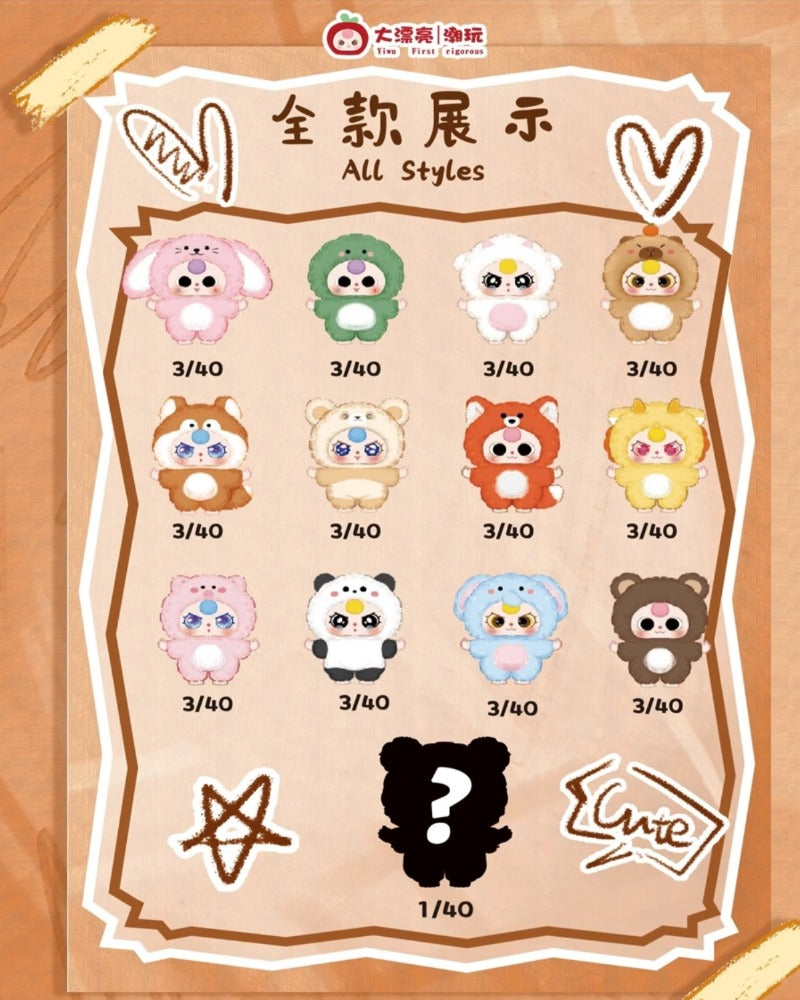 Baby 3 Years Badge - Numbered Blind Boxes