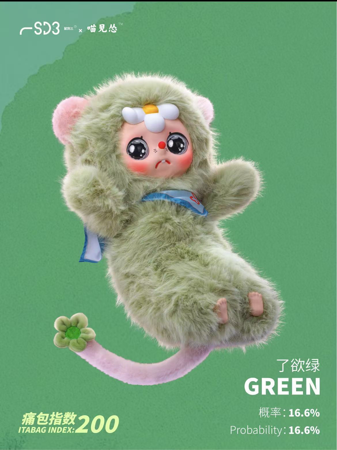 Moodeverse 600% Plush toy bag doll