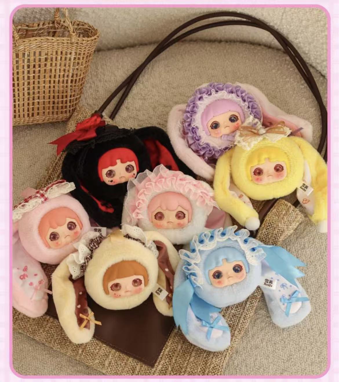 Xuefu Lolita Rabbit Velvet AI Plush Blind Box Series