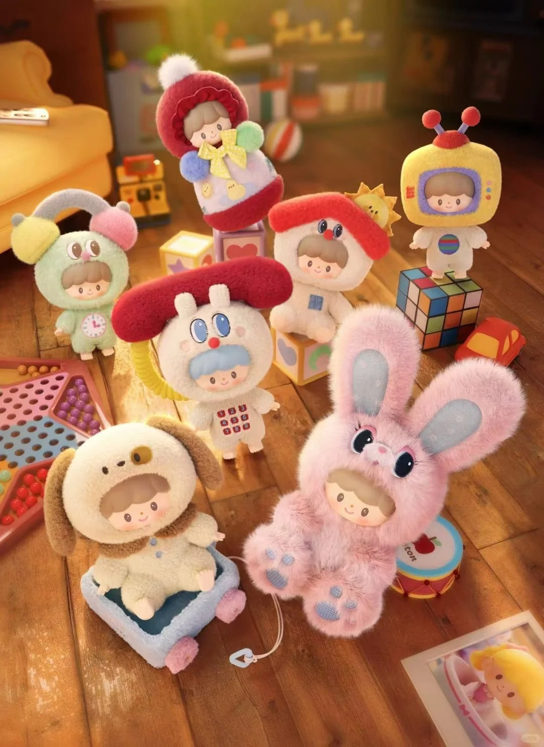 zZoton-Childhood Time Machine Series Vinyl Plush Blind Boxes