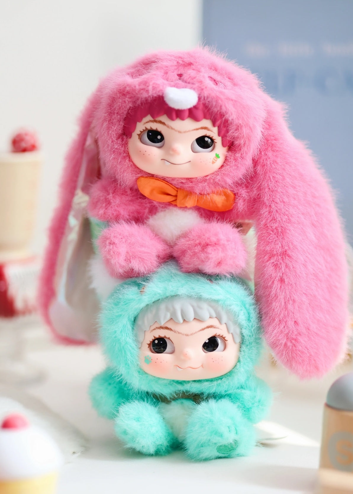 wakuku2  fox fox rabbit rabbit trick or treat diary plush series tide play blind box