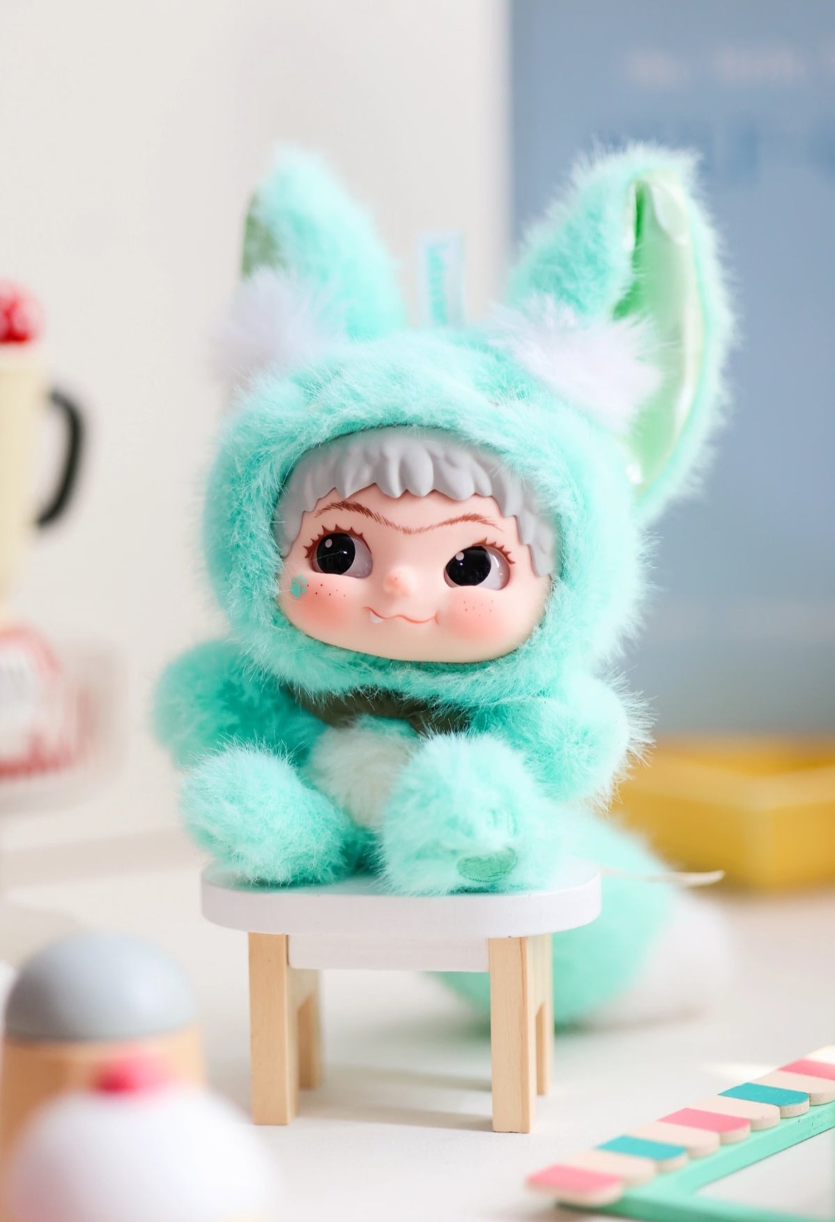 wakuku2  fox fox rabbit rabbit trick or treat diary plush series tide play blind box