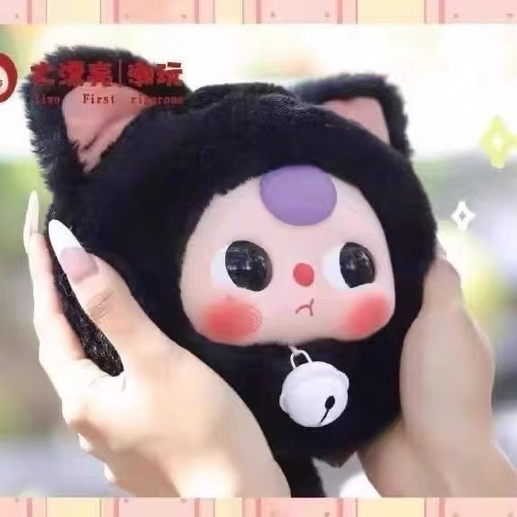 Baby Three Fortune Cat Plush Zipper Bag Series Blind Box【BB3】