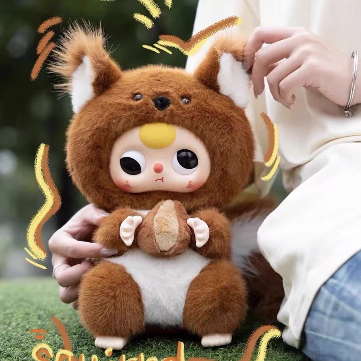Baby Three 400% V3 Plush toy doll blind box