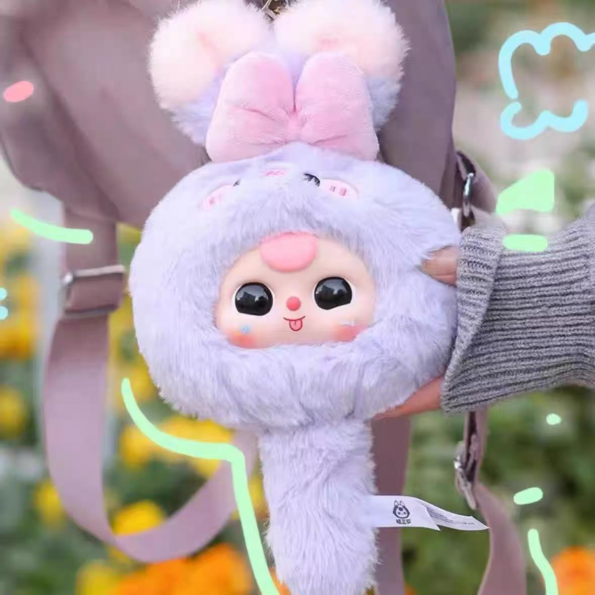 Baby Three Brush Your Hair Plush toy doll/comb/hairbrush