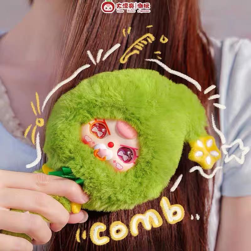 Baby Three Brush Your Hair Plush toy doll/comb/hairbrush