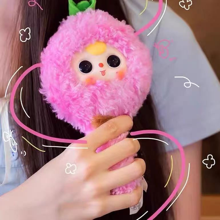 Baby Three Brush Your Hair Plush toy doll/comb/hairbrush