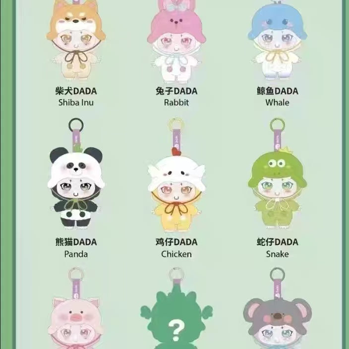 Dada's animal hats plush toy doll