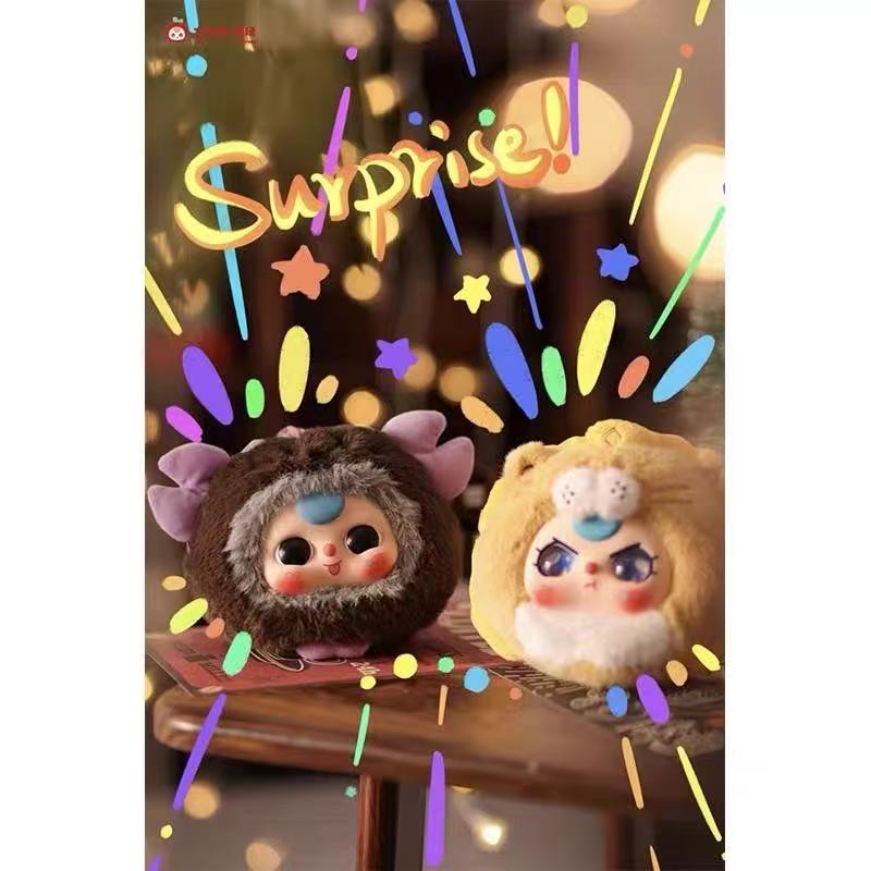 Baby Three Twelve Constellations Plush Pendent Blind Box