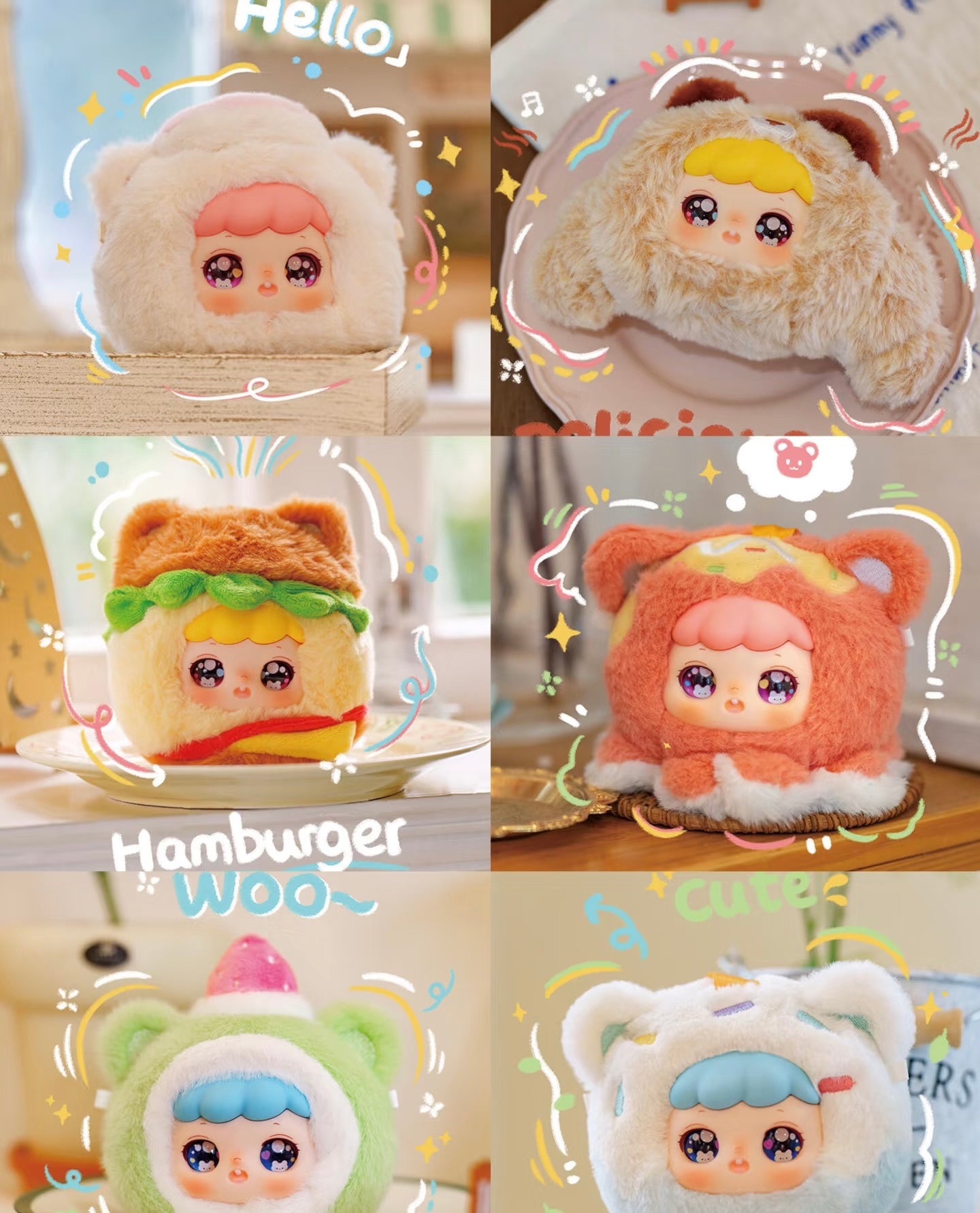 Nina-What To Eat Plush Blind Box