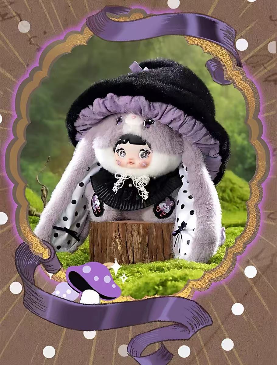 Nommi 400%-V2 Mushroom Hat Plush Blind Box【HiToys】