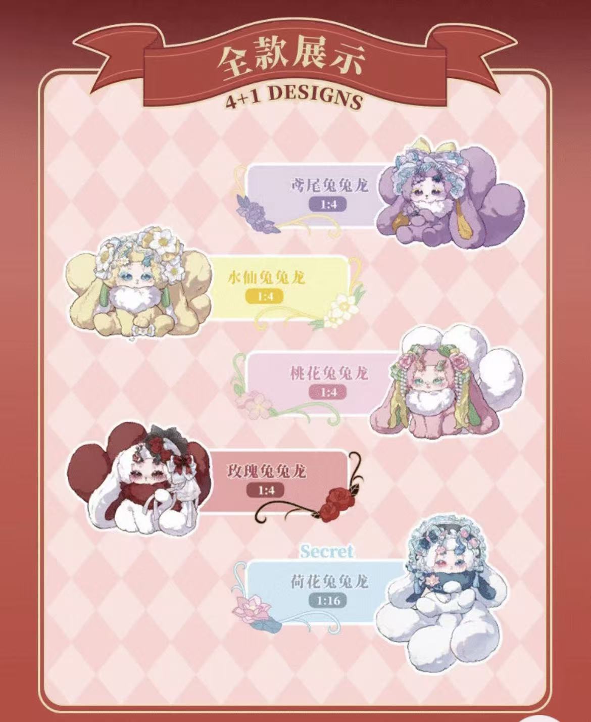 Tutulong-800% Fantasy Creatures Large Version Garden Whispers Series Blind Box