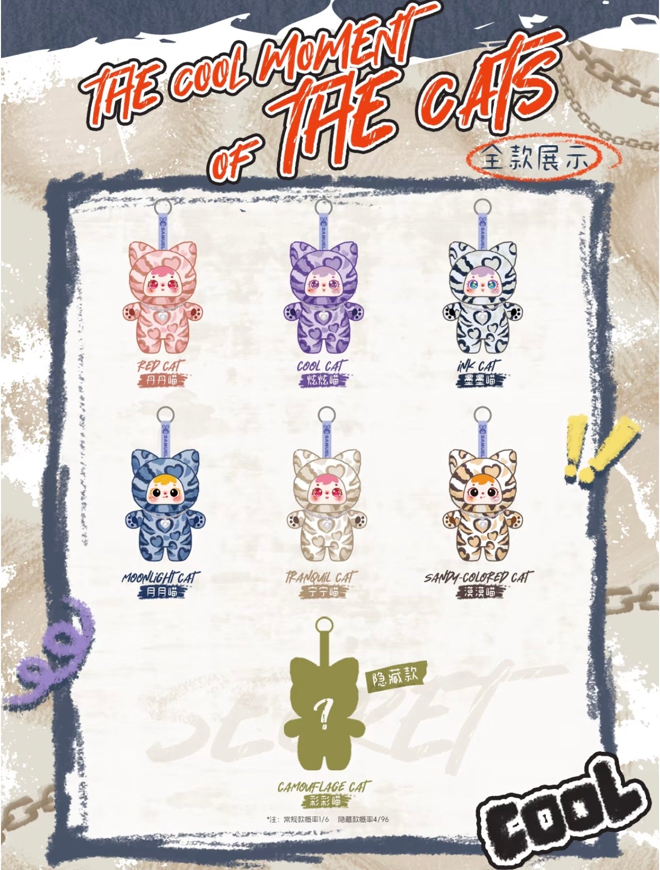 Samuel Cat's cool moment Blind Box