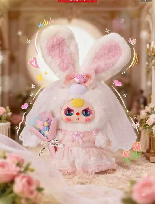 Baby Three Romantic Wendding 400% Plush Blind Box