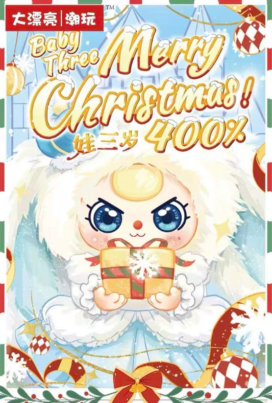 Baby Three Christmas 400% V2 Plush Blind Box