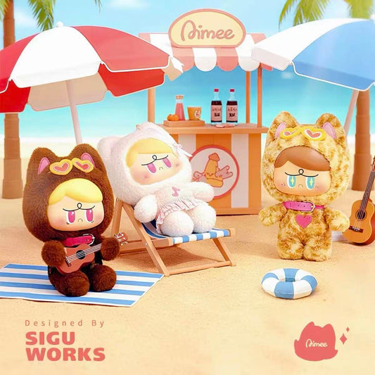 AngryAimee Summer Music Festival Vinyl Face Plush Blind Box