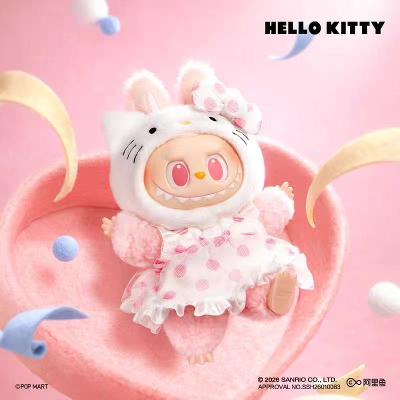 THE MONSTERS × Hello Kitty and Friends Series-Vinyl Plush Pendant Blind Box