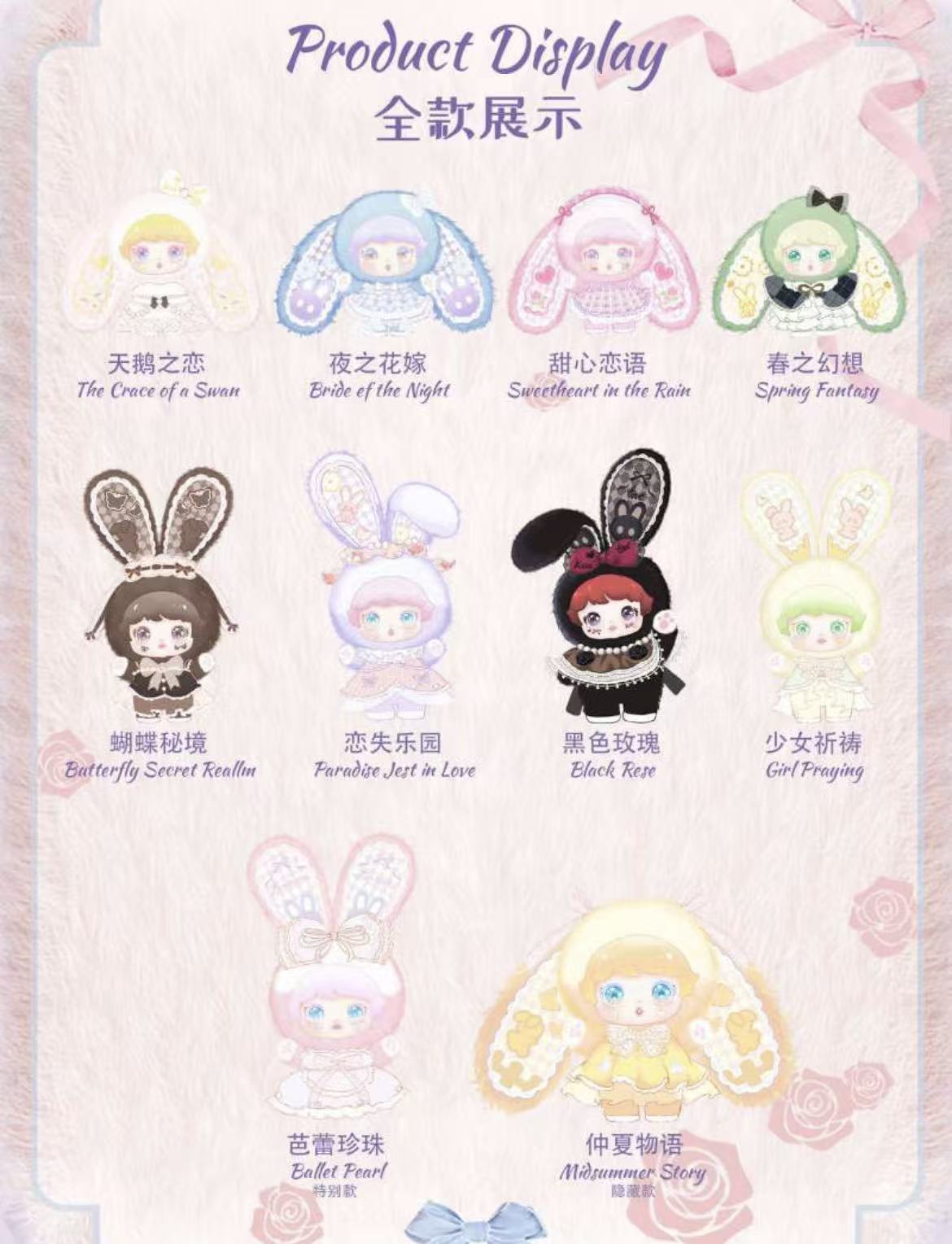 MICOCO Lolita Dream Garten Series Plush Blind  Box 600%