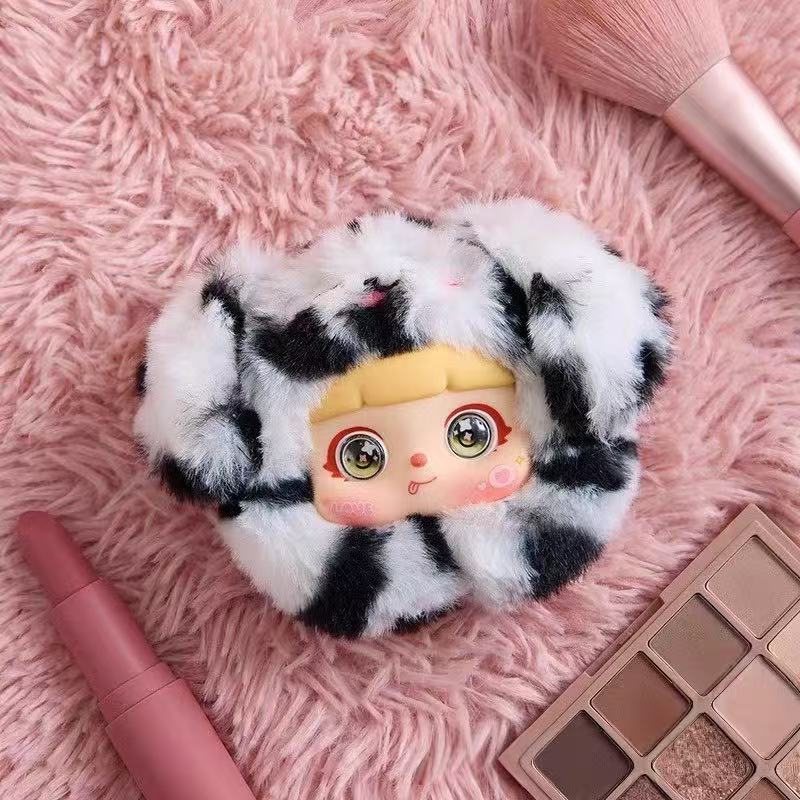 Kitten Blind Box Animal Snack Makeup Mirror Pendant