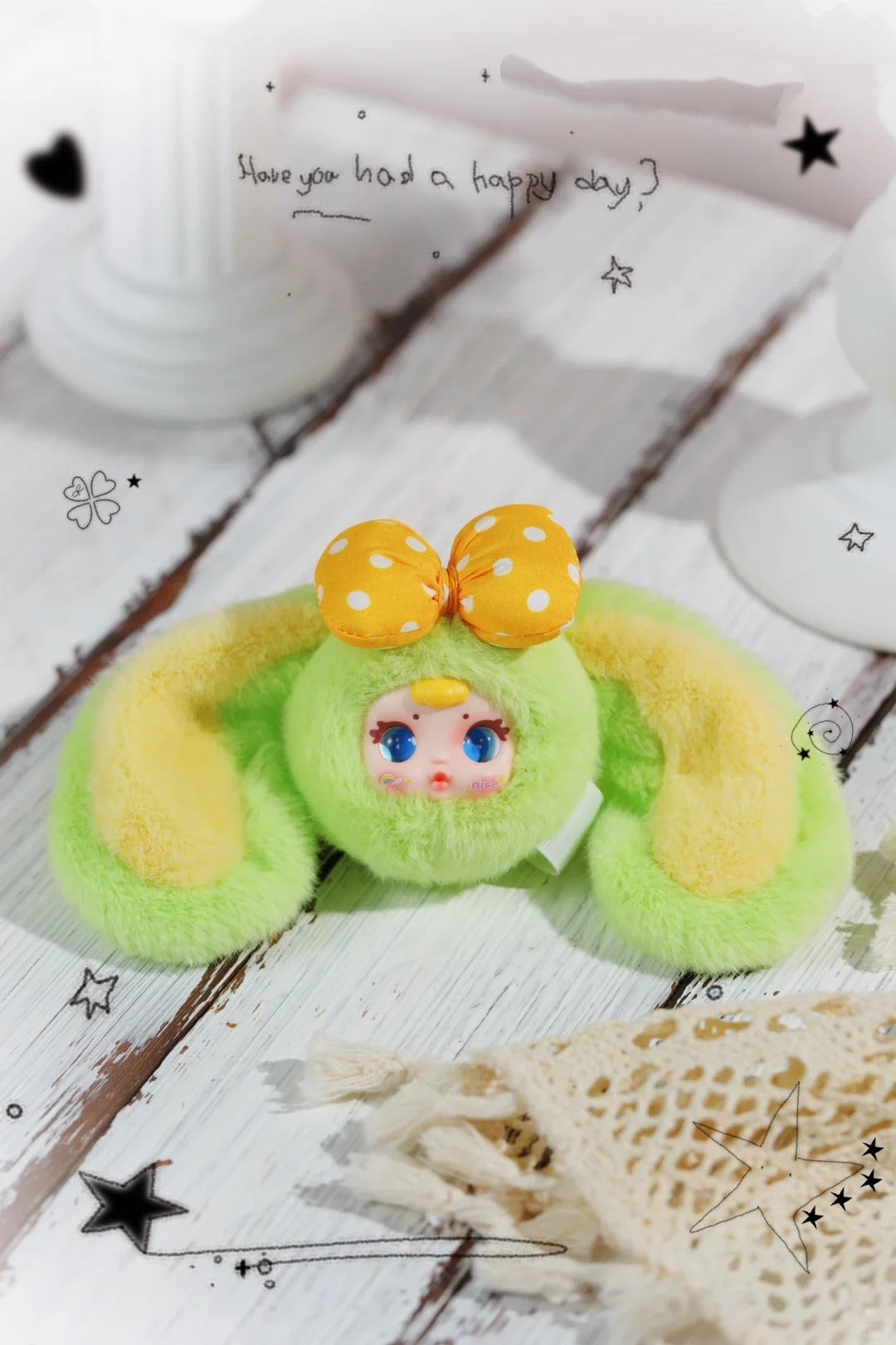 MM Milk Candy V2 Bunny Head Plush Pendant Series Blind Box