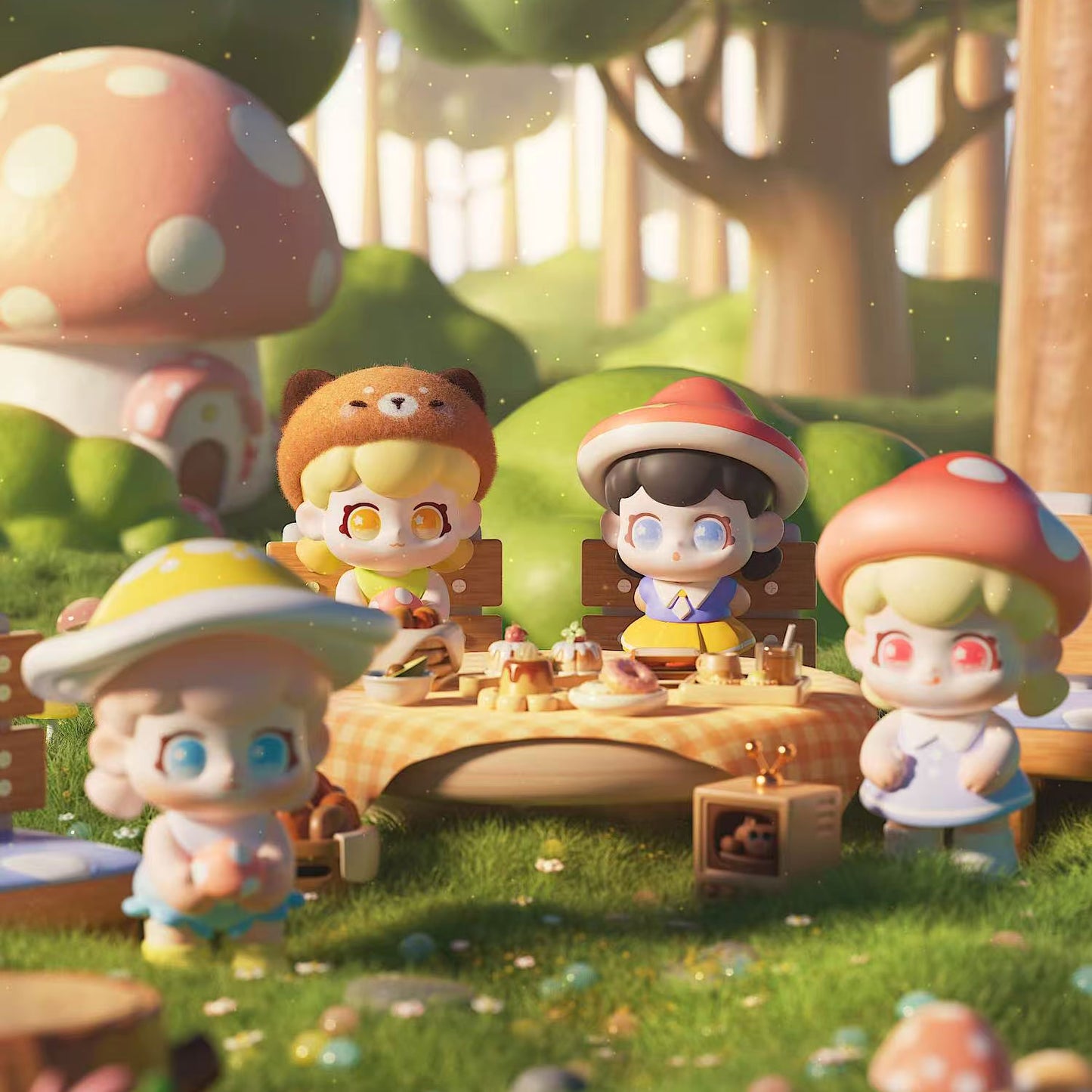 Lilulu Mushroom Sweetie Series Moe Pellets