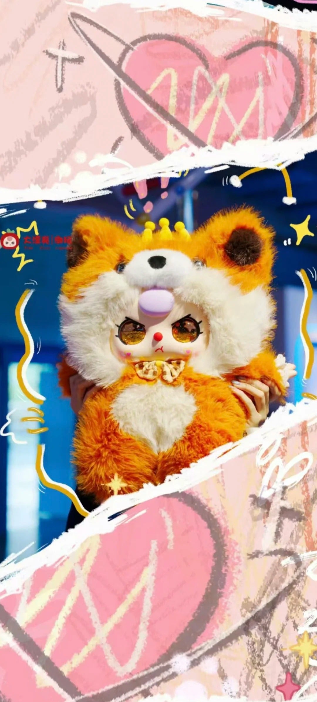 Baby Three 800% Artificial Intelligence AI 800 Plush toy doll