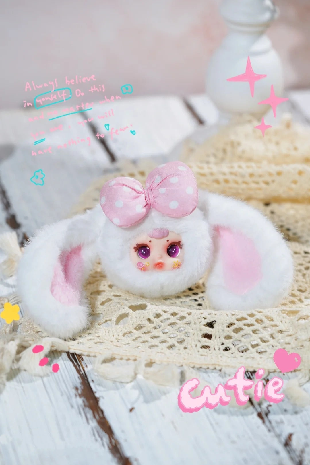 MM Milk Candy V2 Bunny Head Plush Pendant Series Blind Box