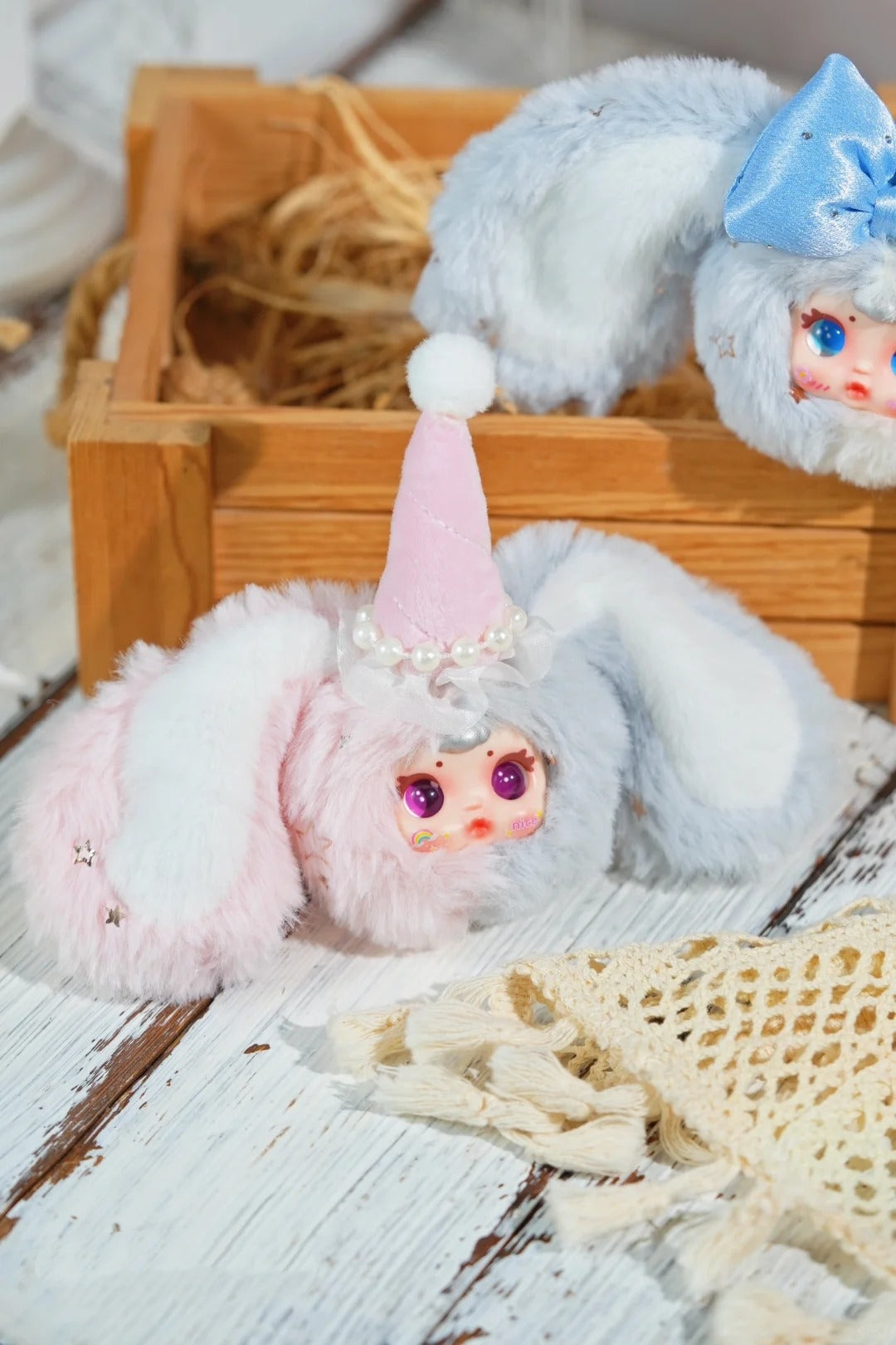 MM Milk Candy V2 Bunny Head Plush Pendant Series Blind Box