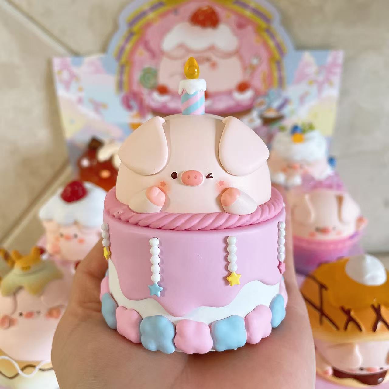 Piko Pig Dessert Series Figures