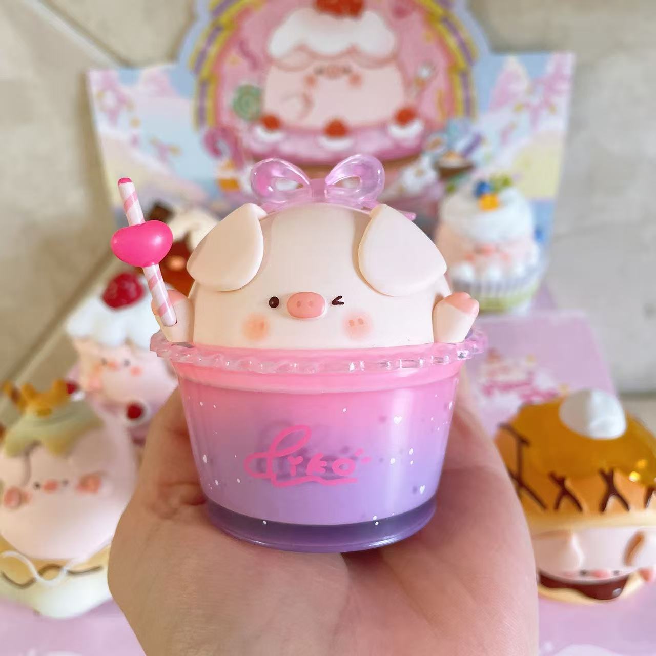 Piko Pig Dessert Series Figures