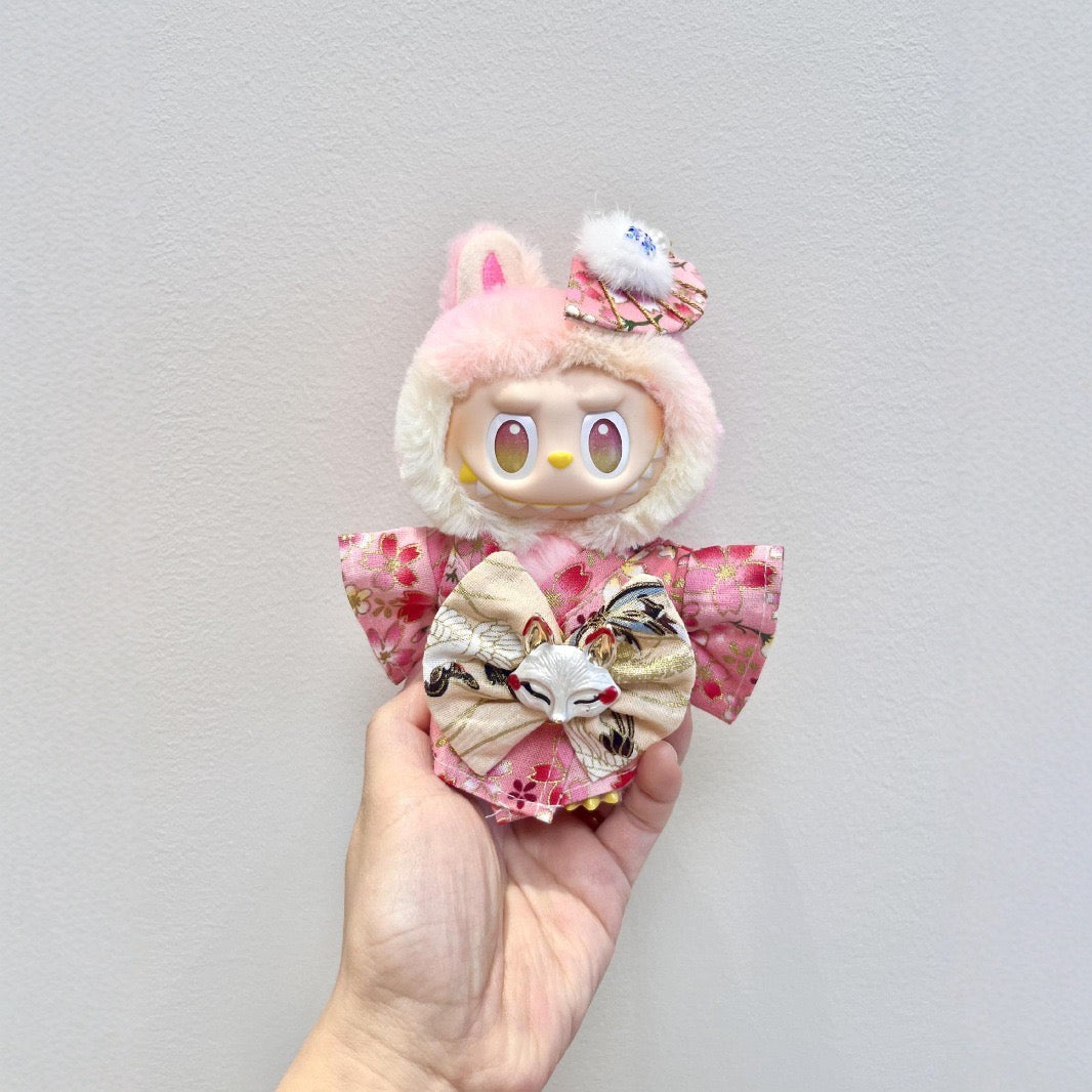 labubu Sangyo waifu macaron sit sit party Japanese kimono fox dress set