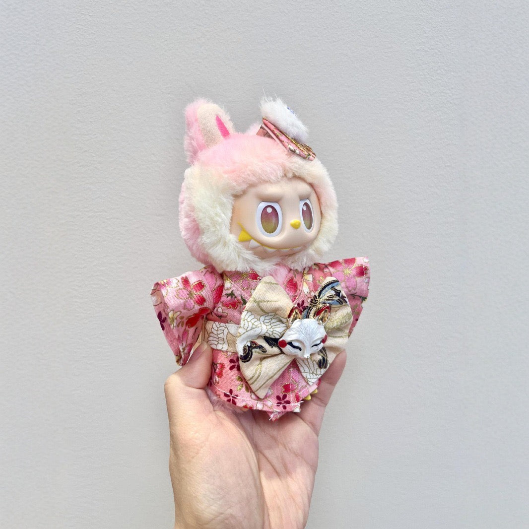 labubu Sangyo waifu macaron sit sit party Japanese kimono fox dress set
