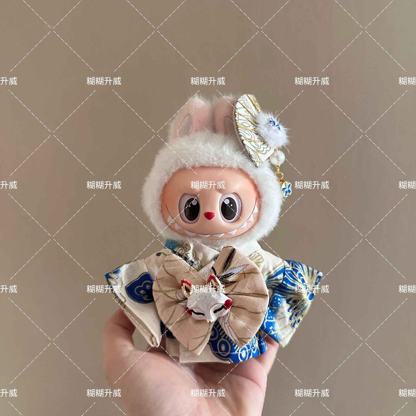 labubu Sangyo waifu macaron sit sit party Japanese kimono fox dress set