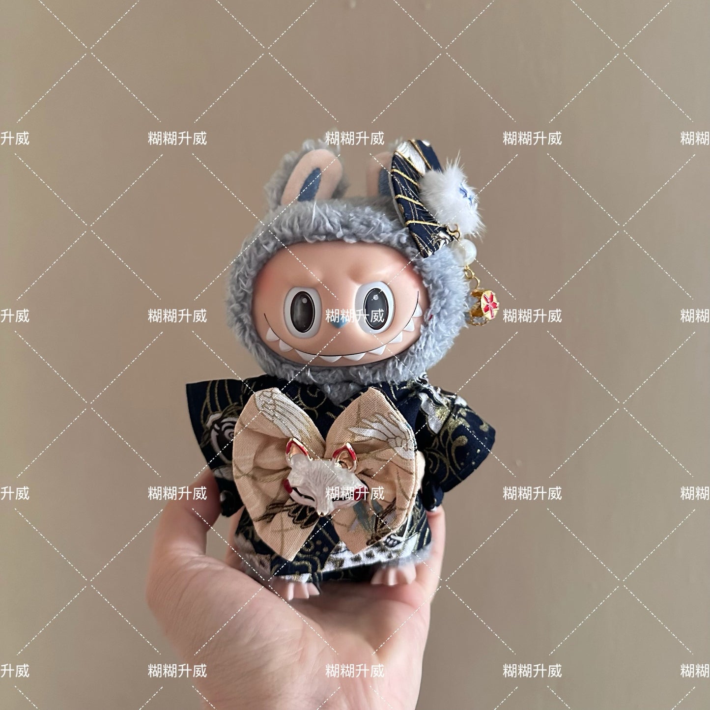 labubu Sangyo waifu macaron sit sit party Japanese kimono fox dress set