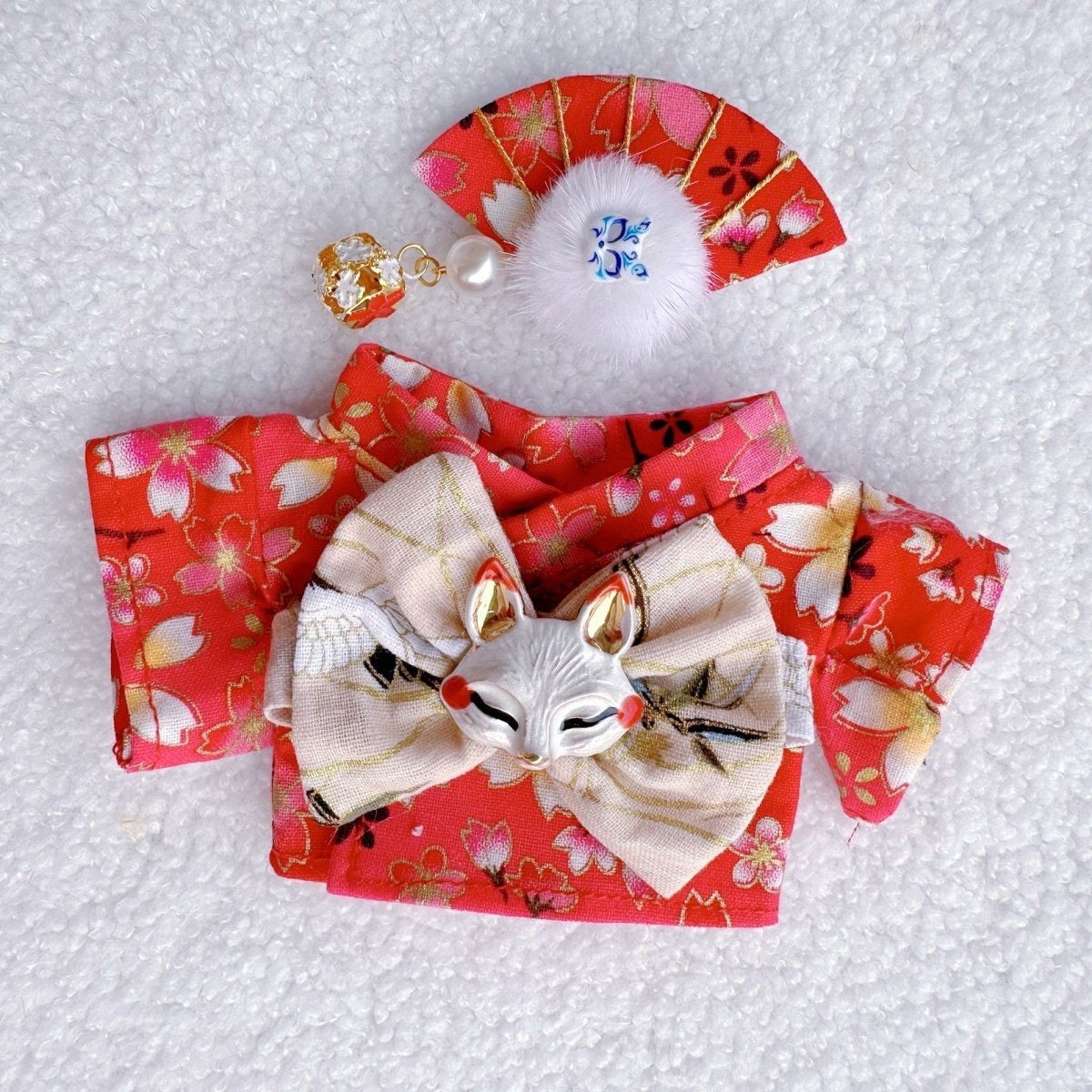 labubu Sangyo waifu macaron sit sit party Japanese kimono fox dress set