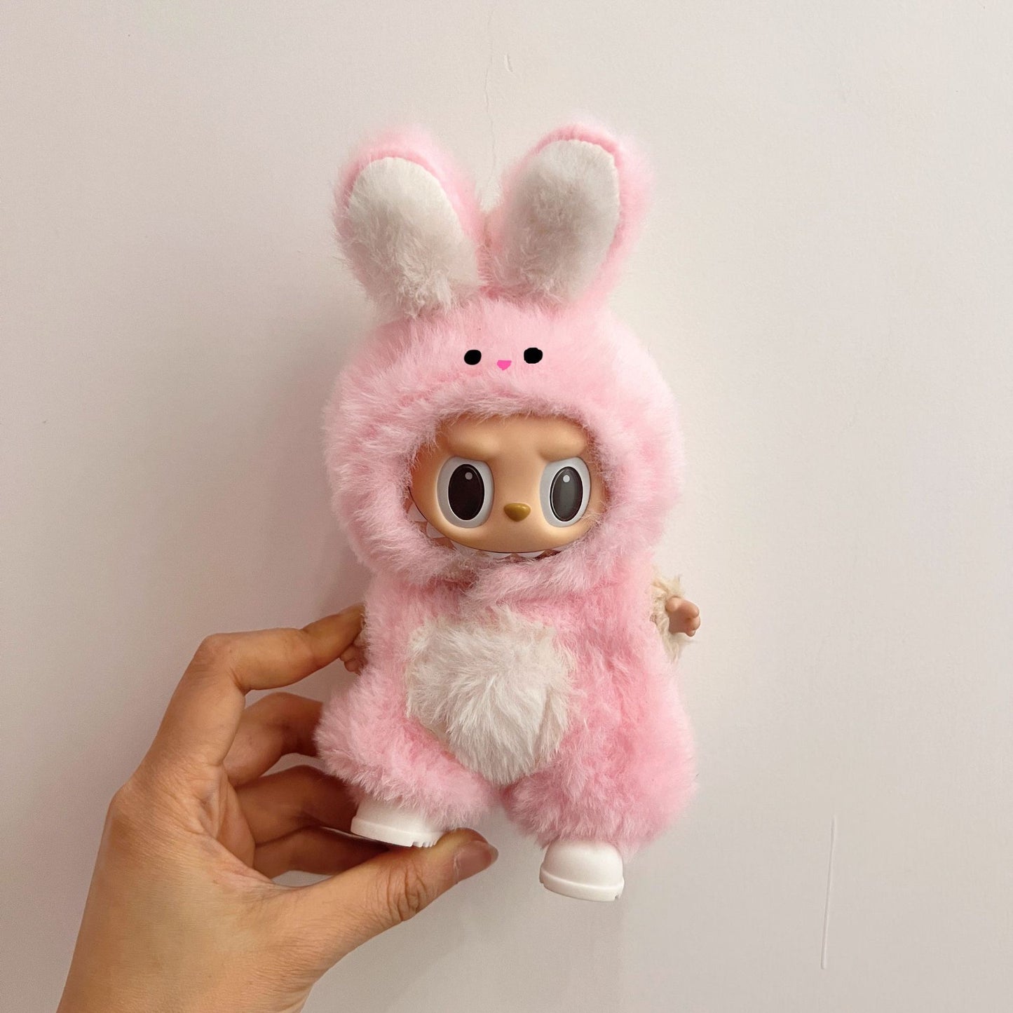 labubu baby clothes vinyl labubu 17cm doll cute dress up leisure suit skirt plush toy clothes