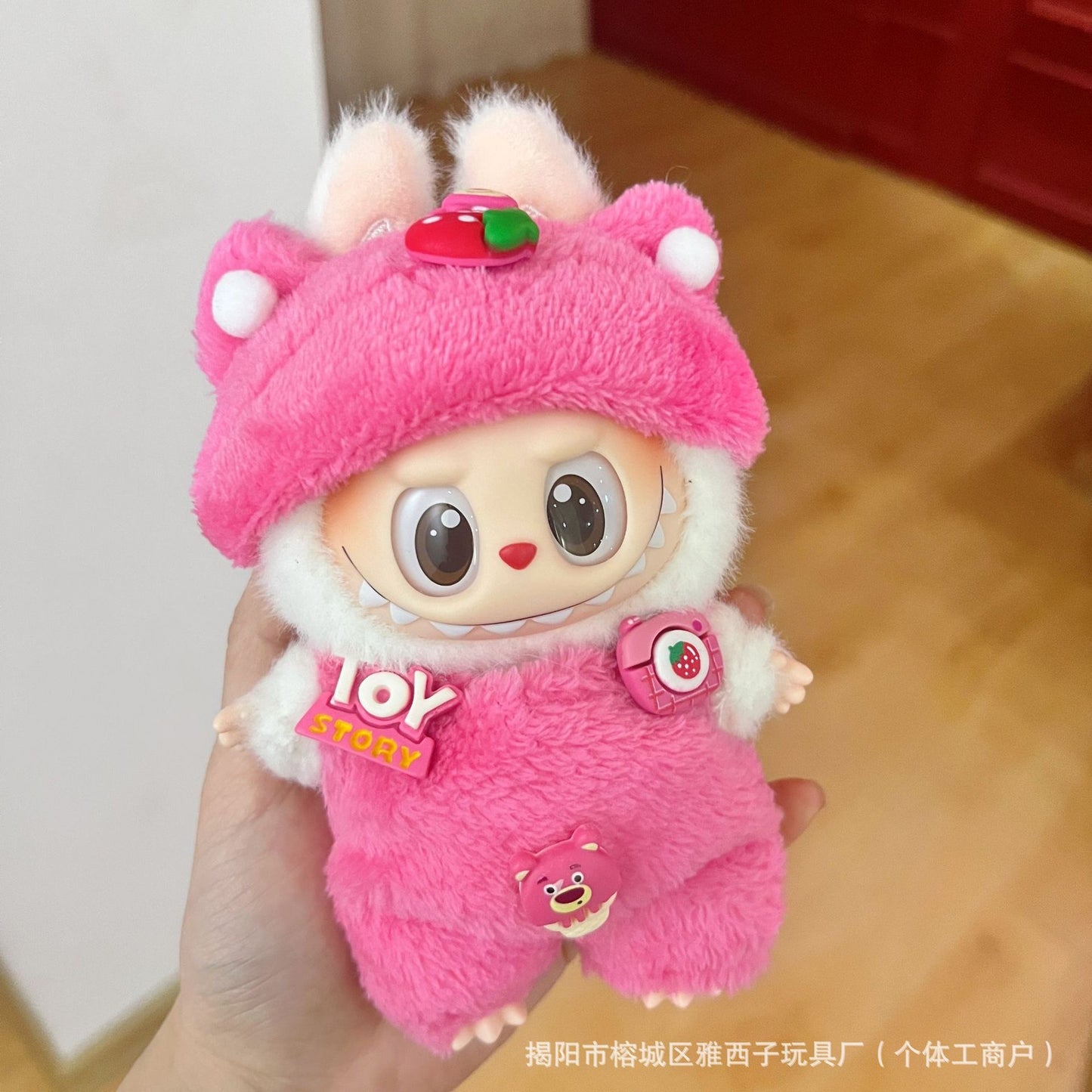 labubu baby clothes vinyl labubu 17cm doll cute dress up leisure suit skirt plush toy clothes