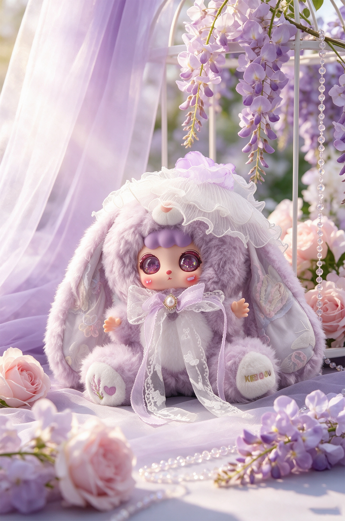 KEBIDOU - Milk Cream Rabbit Sauce 600% V3 Three Generations of Flower Rabbit Language