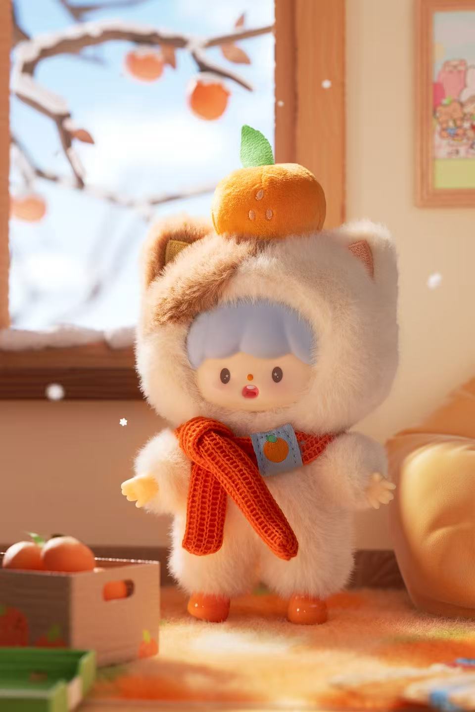 zZoton Winters Small Joys Series PVC Plush Blind Box