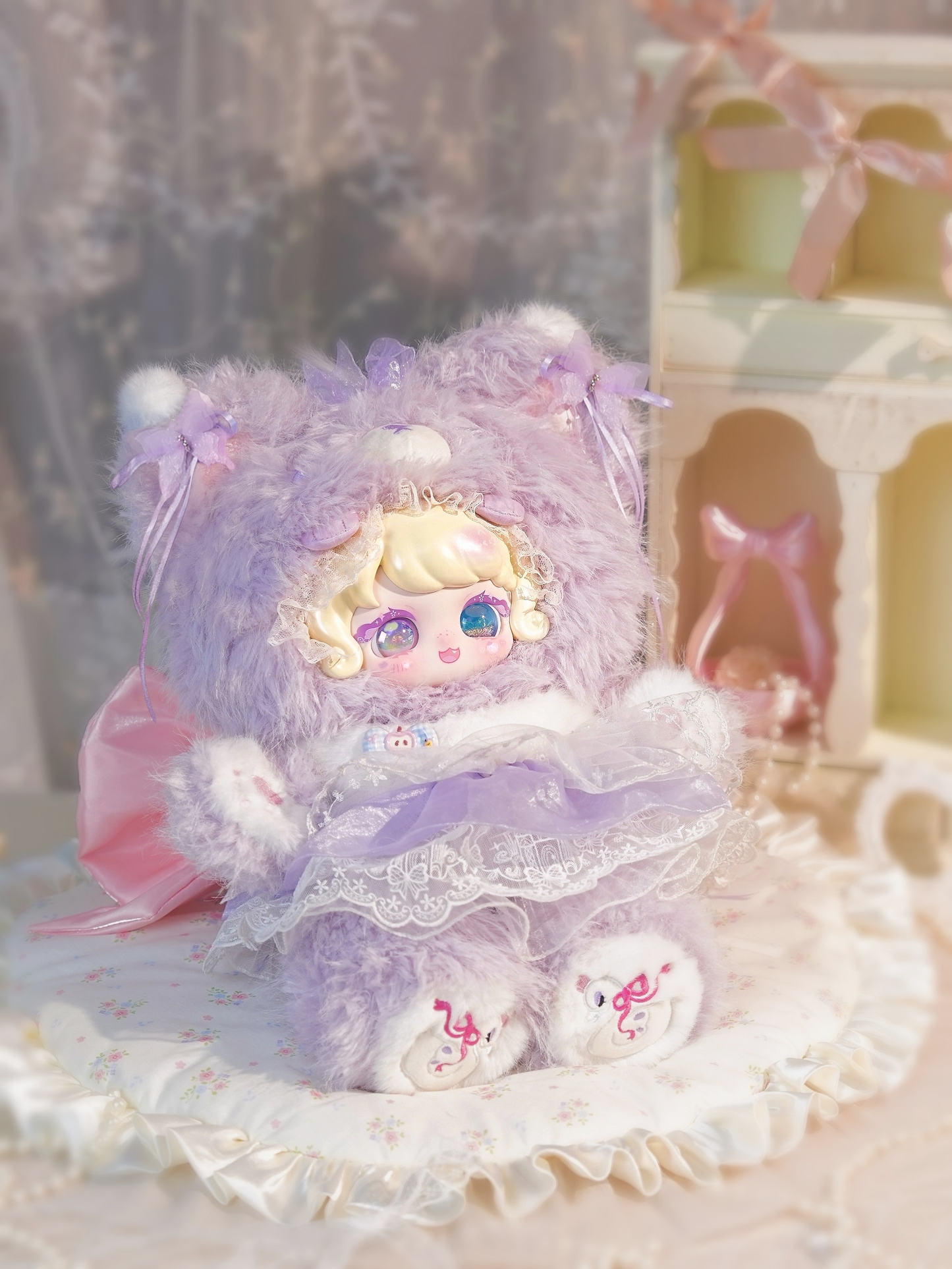 Totoon Konmi To Meet Hug Abibei 800% Fuzzy Blind Box