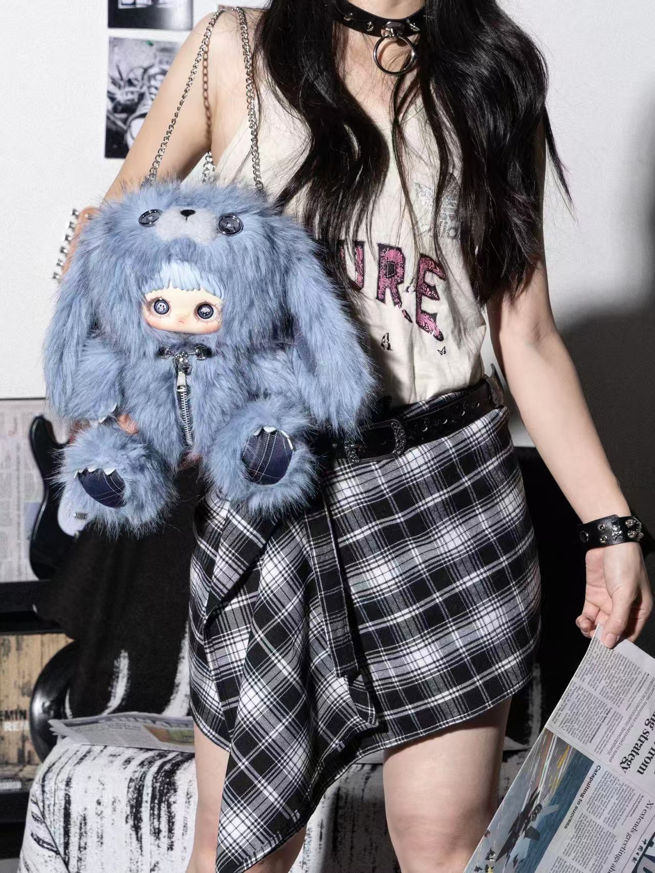 Maymei -Rebel Doll Backpack Series Plush Doll Blind Box