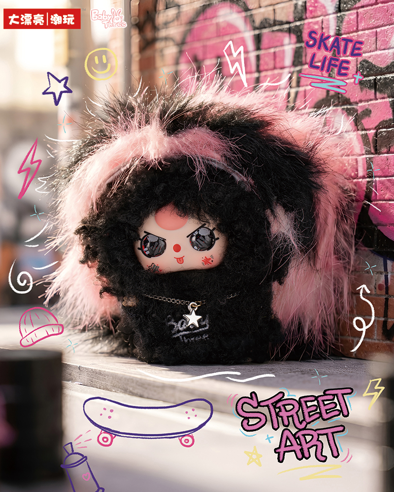 Baby Three Rebel Project Plush Keychain Blind Box